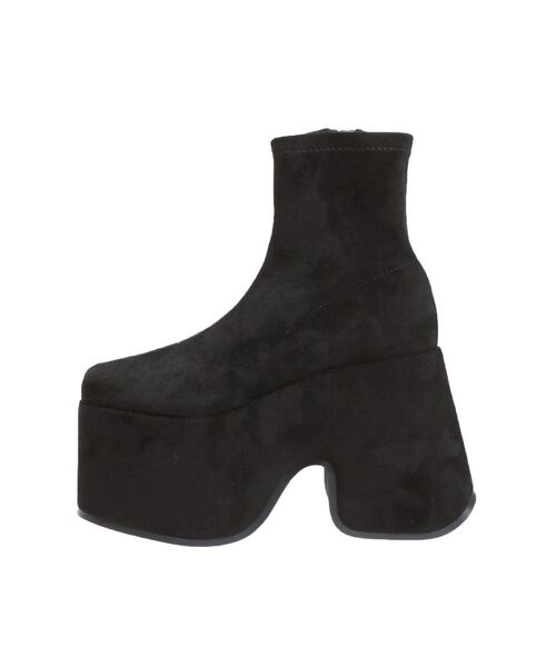 RESEXXY（リゼクシー）の「【追加生産分】厚底スエードショートブーツ（ブーツ・レディース・ブラック・MEDIUM/SMALL/LARGE）」の20枚目の写真