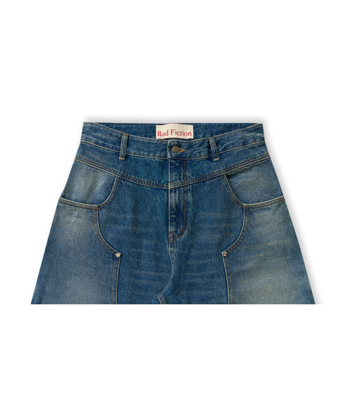 RAD FICTION(ラッドフィックション)の「DEACON CARPENTER WIDE FIT DENIM JEANS / WASHED BLUE(その他パンツ・メンズ・その他・MEDIUM/LARGE)」の3枚目の写真