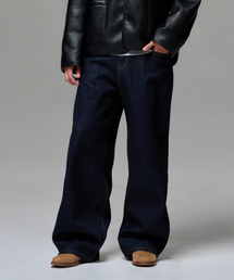 ERA（エラ）の「MEN ERA WIDE FIT DENIM PANTS - INDIGO BLUE（デニムパンツ）」