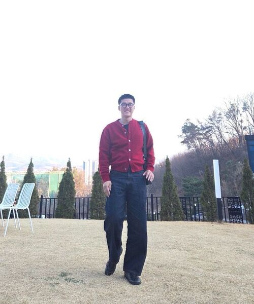 ERA(エラ)の「MEN ERA WIDE FIT DENIM PANTS - INDIGO BLUE(デニムパンツ・メンズ・ダークブルー・MEDIUM/LARGE)」の13枚目の写真