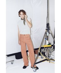 ロングストレートロールアップカーゴパンツ