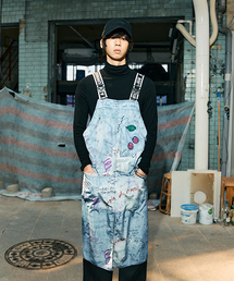 ARWW(�G�[�A�[���_�u�����[�_�u�����[)��Doodle Art Apron One Piece Blue(�G�v����)