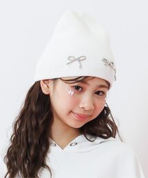 algy | メタルりぼんニット帽(ニットキャップ/ビーニー)