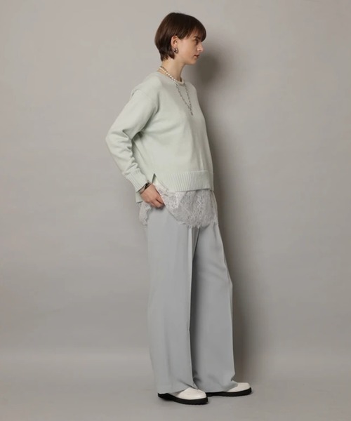 CADUNE（カデュネ）の「イージー美脚パンツ（その他パンツ・レディース・ホワイト/ライトブルー/ブラック・34/36/38）」の19枚目の写真