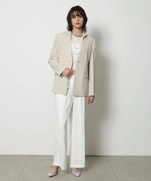 CADUNE（カデュネ）の「イージー美脚パンツ（その他パンツ・レディース・ホワイト/ライトブルー/ブラック・34/36/38）」の10枚目の写真