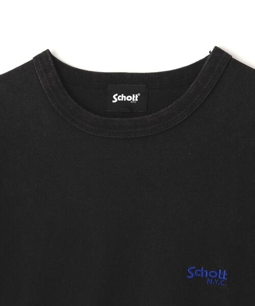 Schott(ショット)の「Schott/ショット/MANY PIECES T-SHIRT/メニー ピーシーズ Tシャツ(Tシャツ/カットソー・メンズ・ブラック/ホワイト/レッド・M/L/XL/2XL)」の6枚目の写真