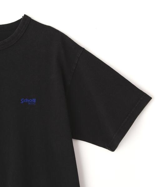 Schott(ショット)の「Schott/ショット/MANY PIECES T-SHIRT/メニー ピーシーズ Tシャツ(Tシャツ/カットソー・メンズ・ブラック/ホワイト/レッド・M/L/XL/2XL)」の8枚目の写真