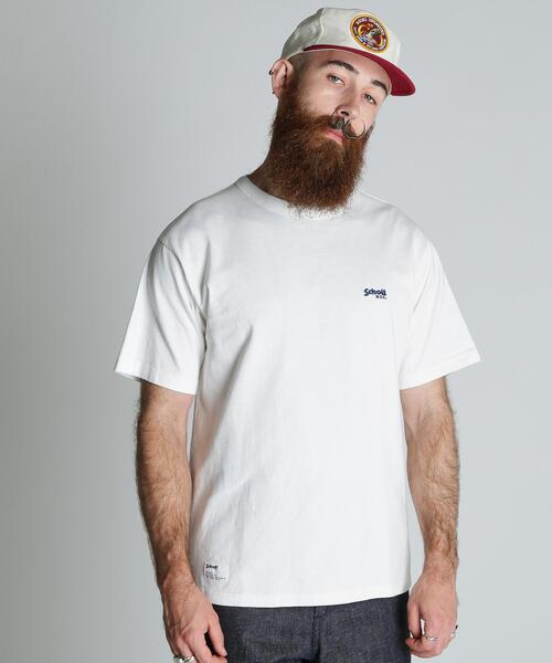 Schott(ショット)の「Schott/ショット/MANY PIECES T-SHIRT/メニー ピーシーズ Tシャツ(Tシャツ/カットソー・メンズ・ブラック/ホワイト/レッド・M/L/XL/2XL)」の14枚目の写真