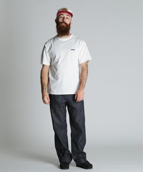 Schott(ショット)の「Schott/ショット/MANY PIECES T-SHIRT/メニー ピーシーズ Tシャツ(Tシャツ/カットソー・メンズ・ブラック/ホワイト/レッド・M/L/XL/2XL)」の16枚目の写真