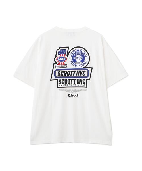 Schott(ショット)の「Schott/ショット/MANY PIECES T-SHIRT/メニー ピーシーズ Tシャツ(Tシャツ/カットソー・メンズ・ブラック/ホワイト/レッド・M/L/XL/2XL)」の17枚目の写真