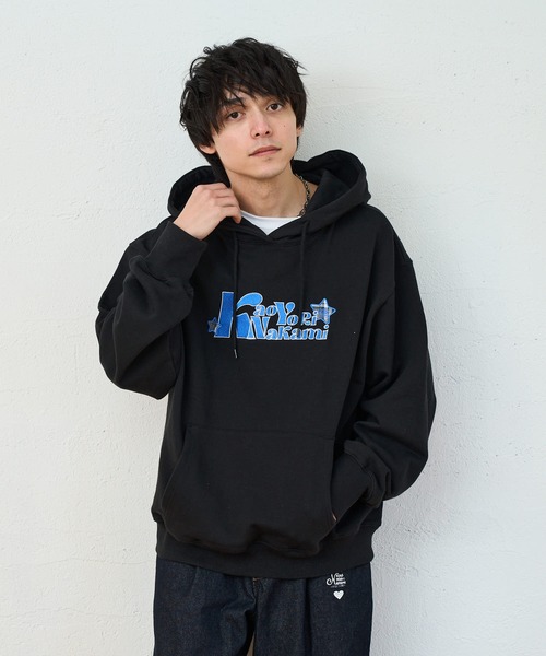 kaonaka unique hoodie / カオナカアップリケパーカー（パーカー 