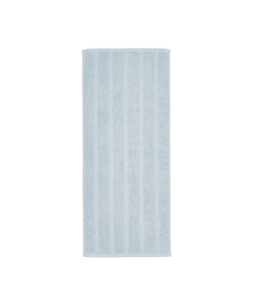 Francfranc(フランフラン)の「ヴァレセットフェイスタオル ウェーブ ブルー 2枚セット 新生活 引っ越し 34×80cm(タオル・レディース・ブルー・FREE)」の7枚目の写真