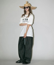 my beautiful landlet | 【my beautiful landlet】12.5oz DENIM TUCK WIDE PANTS - One Wash(デニムパンツ)