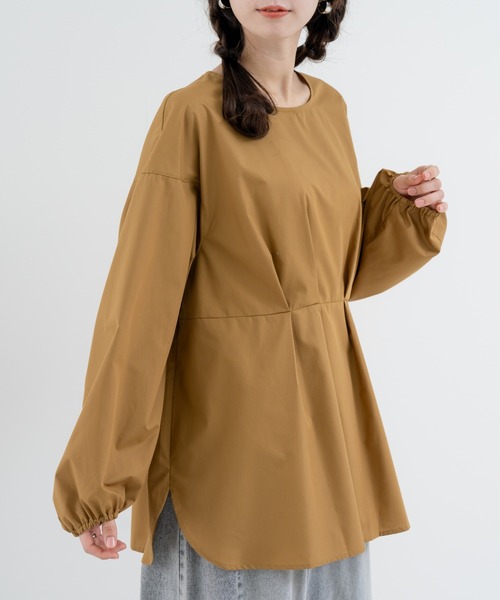 refinedworks（リファインドワークス）の「【refinedworks】ふんわり袖 で魅せる、主役級 ブラウス（シャツ/ブラウス・レディース・オフホワイト/ブラック/ブラウン・FREE）」の14枚目の写真