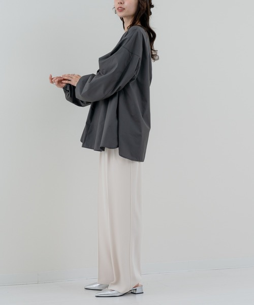 refinedworks（リファインドワークス）の「【refinedworks】ふんわり袖 で魅せる、主役級 ブラウス（シャツ/ブラウス・レディース・オフホワイト/ブラック/ブラウン・FREE）」の20枚目の写真