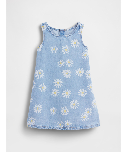 GAP（ギャップ）の「デイジー デニムワンピース (幼児・ベビー)（ワンピース・キッズ・インディゴブルー・100cm/105cm/110cm/80ｃｍ/90cm/95cm/70cm）」の2枚目の写真
