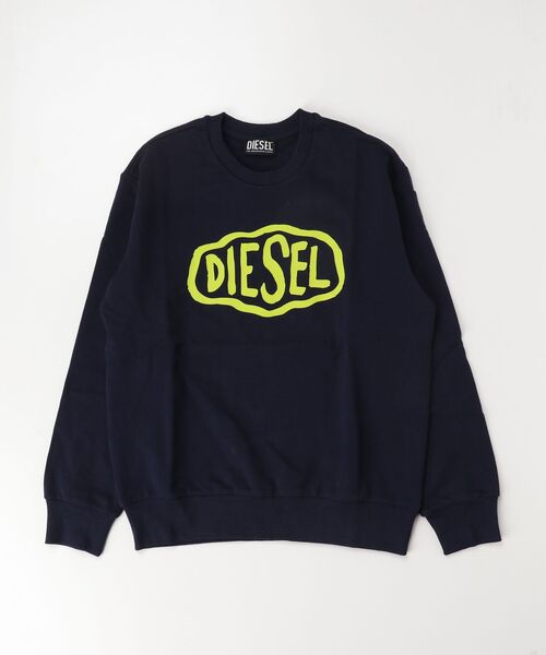 DIESEL KIDS(ディーゼルキッズ)の「DIESEL(ディーゼル)Kids & Junior ブランドロゴスウェットプルオーバー(スウェット・キッズ・ブラック/レッド/ネイビー/イエロー・16Y/14Y/12Y/10Y/8Y/6Y/4Y)」の3枚目の写真