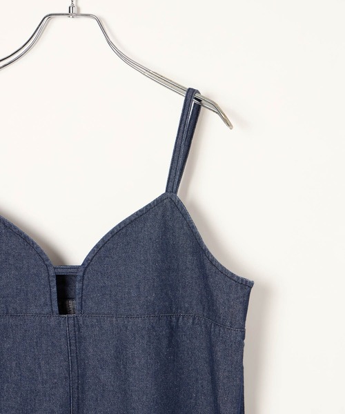 BAYFLOW（ベイフロー）の「[WEB限定]デニムキャミワンピース（ワンピース・レディース・ブラック/インディゴブルー・SMALL/MEDIUM）」の14枚目の写真