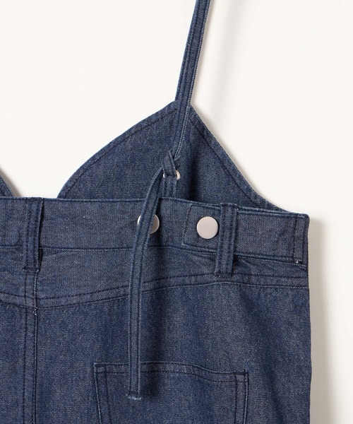 BAYFLOW（ベイフロー）の「[WEB限定]デニムキャミワンピース（ワンピース・レディース・ブラック/インディゴブルー・SMALL/MEDIUM）」の18枚目の写真