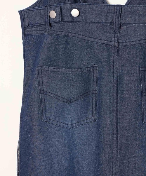 BAYFLOW（ベイフロー）の「[WEB限定]デニムキャミワンピース（ワンピース・レディース・ブラック/インディゴブルー・SMALL/MEDIUM）」の19枚目の写真