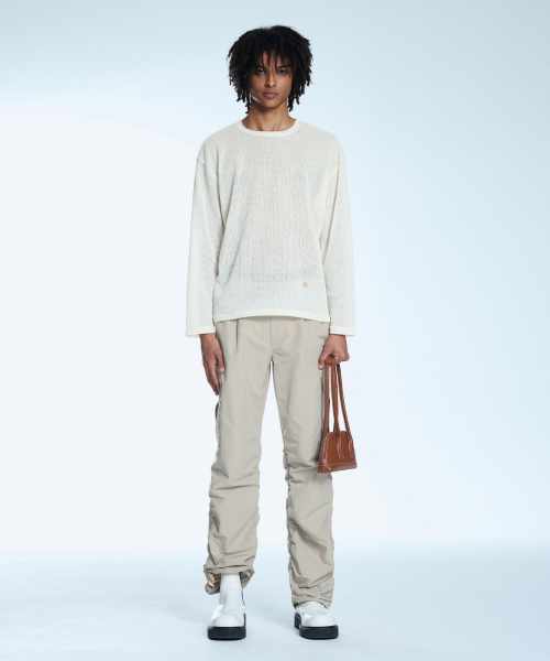 SECONDMONO(セカンドモノローグ)の「ユーティリティパーカリングカーゴパンツライトベージュSEPT003L.BEIGE(スウェットパンツ・メンズ・その他・L/M)」の3枚目の写真