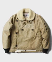 VDR（ブイディアール）の「MOTORCYCLE FUR JACKET [Vintage Sand]（その他アウター）」