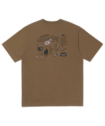 BROWNBREATH（ブラウンブレス）の「SPREADING POCKET TEE - BROWN（Tシャツ/カットソー）」
