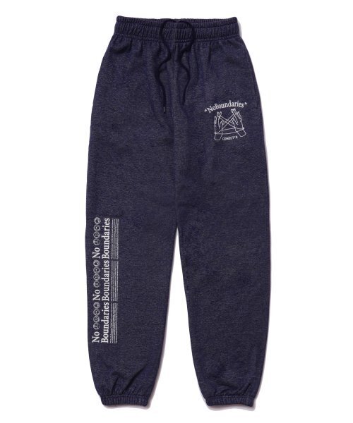 CONECTX(コネクト エックス)の「No Boundaries Indigo Double Logo Sweatpants(スウェットパンツ・メンズ・その他・M/L)」の1枚目の写真