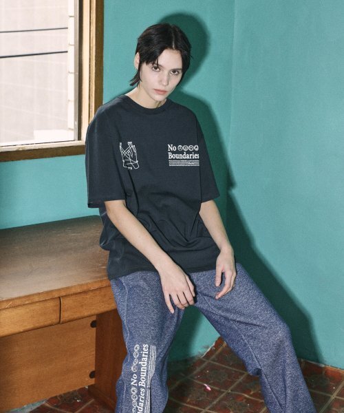 CONECTX(コネクト エックス)の「No Boundaries Indigo Double Logo Sweatpants(スウェットパンツ・メンズ・その他・M/L)」の3枚目の写真