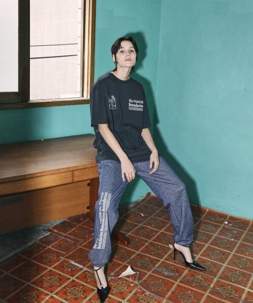 CONECTX(コネクト エックス)の「No Boundaries Indigo Double Logo Sweatpants(スウェットパンツ・メンズ・その他・M/L)」の4枚目の写真