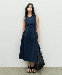 MAKE A TOAST（メイクアトースト）の「レイヤードコンボシャーリングワンピースネイビー MBESOP001NV（ワンピース）」