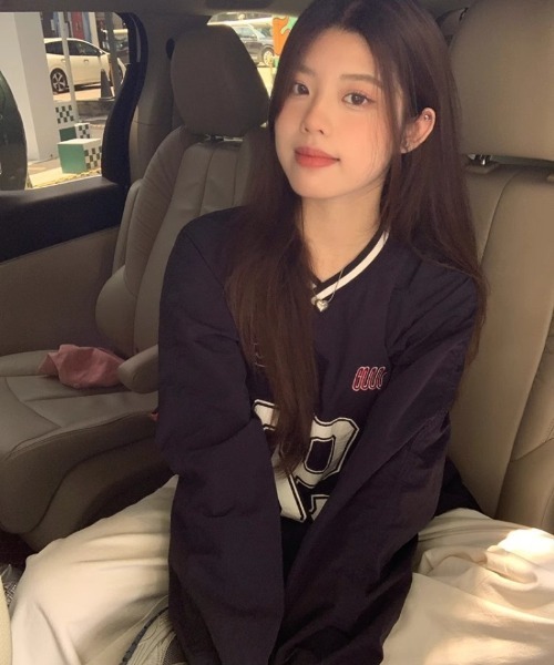 Ritzy(リッツィー)の「ナンバープリントベースボールシャツ(Tシャツ/カットソー・レディース・ネイビー/グレー・M/L)」の18枚目の写真