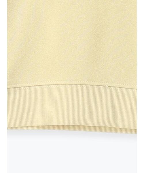 Samansa Mos2 Lagom（サマンサモスモスラーゴム）の「クロワッサンさがら刺繍トレーナー（Tシャツ/カットソー・キッズ・イエロー/パープル/トップグレー・100/110/120/95/130）」の7枚目の写真