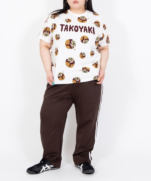 たこ焼き総柄Tシャツ（Tシャツ/カットソー）｜PUNYUS（プニュズ）の
