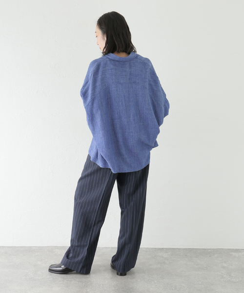 journal standard L'essage(ジャーナルスタンダードレサージュ)の「《SP》GIOLICAデニムシャツ(シャツ/ブラウス・レディース・サックスブルー/ブルー系その他・FREE)」の5枚目の写真