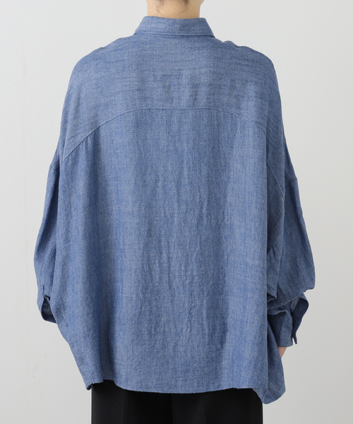 journal standard L'essage(ジャーナルスタンダードレサージュ)の「《SP》GIOLICAデニムシャツ(シャツ/ブラウス・レディース・サックスブルー/ブルー系その他・FREE)」の8枚目の写真