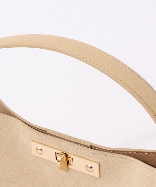 NOLLEY’S（ノーリーズ）の「HINERI　スエードバッグM（トートバッグ・レディース・ベージュ・FREE）」の20枚目の写真