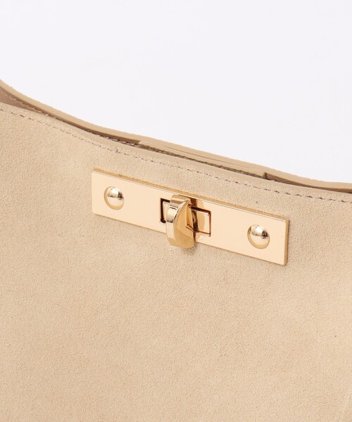 NOLLEY’S（ノーリーズ）の「HINERI　スエードバッグM（トートバッグ・レディース・ベージュ・FREE）」の6枚目の写真