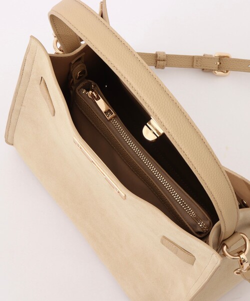 NOLLEY’S（ノーリーズ）の「HINERI　スエードバッグM（トートバッグ・レディース・ベージュ・FREE）」の3枚目の写真