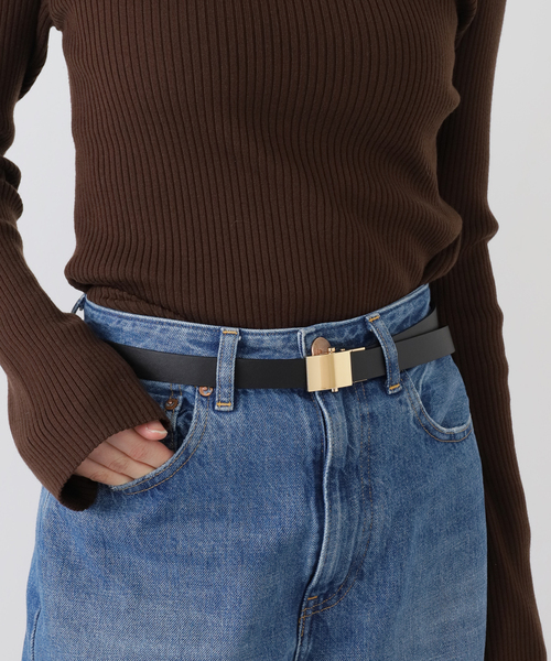 plage（プラージュ）の「LEFIJE / レフィエ 別注 REV GACHA ベルト（ベルト・レディース・ブラック・FREE）」の6枚目の写真