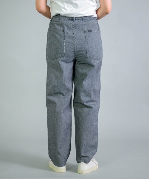 OMNIGOD womens / オムニゴッド] ヒッコリーデニム PWイージーパンツ