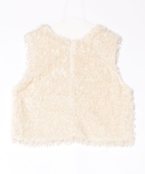 STYLEBLOCK(スタイルブロック)の「フリンジ2WAYベスト(ベスト・レディース・グレー/アイボリー/ブラック/グリーン系その他・M)」の5枚目の写真