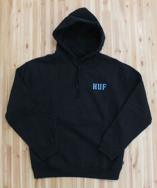 HUF(ハフ)の「ハフ クラシック プルオーバー フーディ スウェットパーカー HUF CLASSIC H P/O HOODI(パーカー・メンズ・ブラック・XXL/S/M/L/XL)」の9枚目の写真
