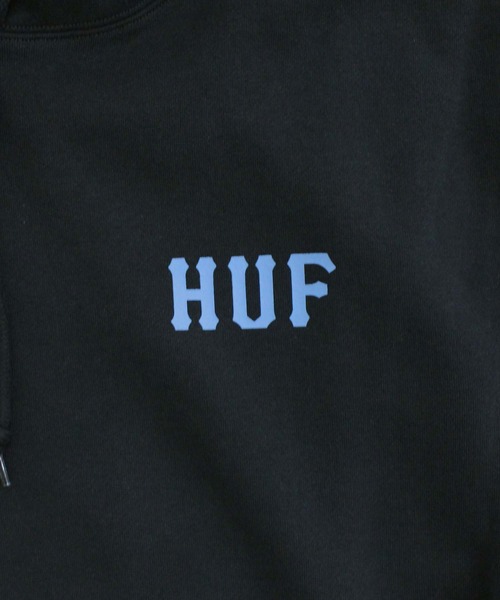 HUF(ハフ)の「ハフ クラシック プルオーバー フーディ スウェットパーカー HUF CLASSIC H P/O HOODI(パーカー・メンズ・ブラック・XXL/S/M/L/XL)」の7枚目の写真