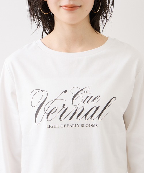 VIS（ビス）の「ロゴ＆フォトアソートプリントロンT（Tシャツ/カットソー・レディース・ホワイト/ホワイト系その他・FREE）」の18枚目の写真