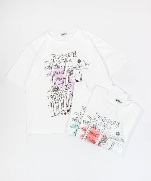 STUDIO PICONE(スタジオピッコーネ)の「コットン100%冷感プリントプルオーバー(Tシャツ/カットソー・レディース・ホワイト×グリーン/ホワイト×パープル/ホワイト系その他・LL/L/M)」の21枚目の写真