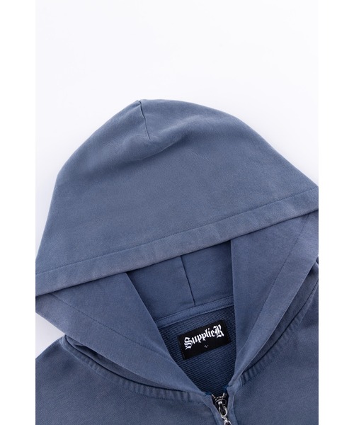 SUPPLIER（サプライヤー）の「ジップパーカー｜Multiple Cross Rhinestone Zip Hoodie｜SUPPLIER（パーカー・メンズ・ブラック/ブルー・SMALL/MEDIUM/LARGE/X-LARGE）」の13枚目の写真