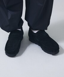 Clarks(�N���[�N�X)�́yCLARKS/�N���[�N�X�zWalla Loafer GTX /�������[�t�@�[/Black Suede / Black leather(���[�t�@�[)