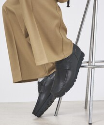 【CLARKS/クラークス】Walla Loafer GTX /ワラローファー/Black Suede / Black leather