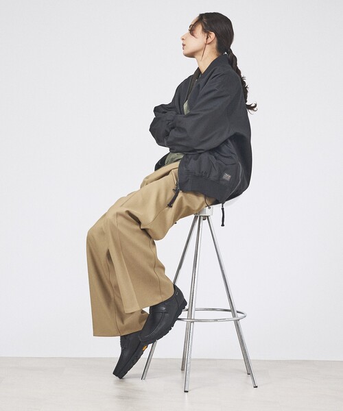 Clarks（クラークス）の「【CLARKS/クラークス】Walla Loafer GTX /ワラローファー/Black Suede / Black leather（ローファー・メンズ・ブラック系その他2/ブラック系その他・8.5/8/7.5/7）」の3枚目の写真